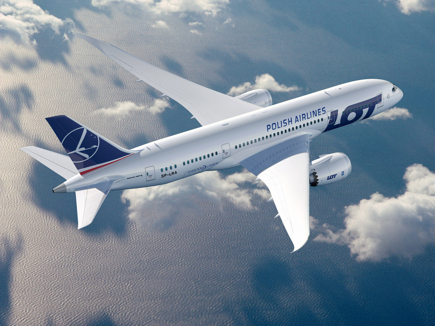 LOT Polish Airlines Unveils New Livery for Boeing 787 Dreamliner :  AirlineReporter