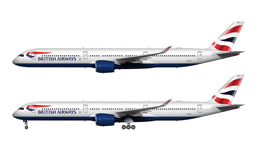 A closer look at the British Airways livery – Norebbo